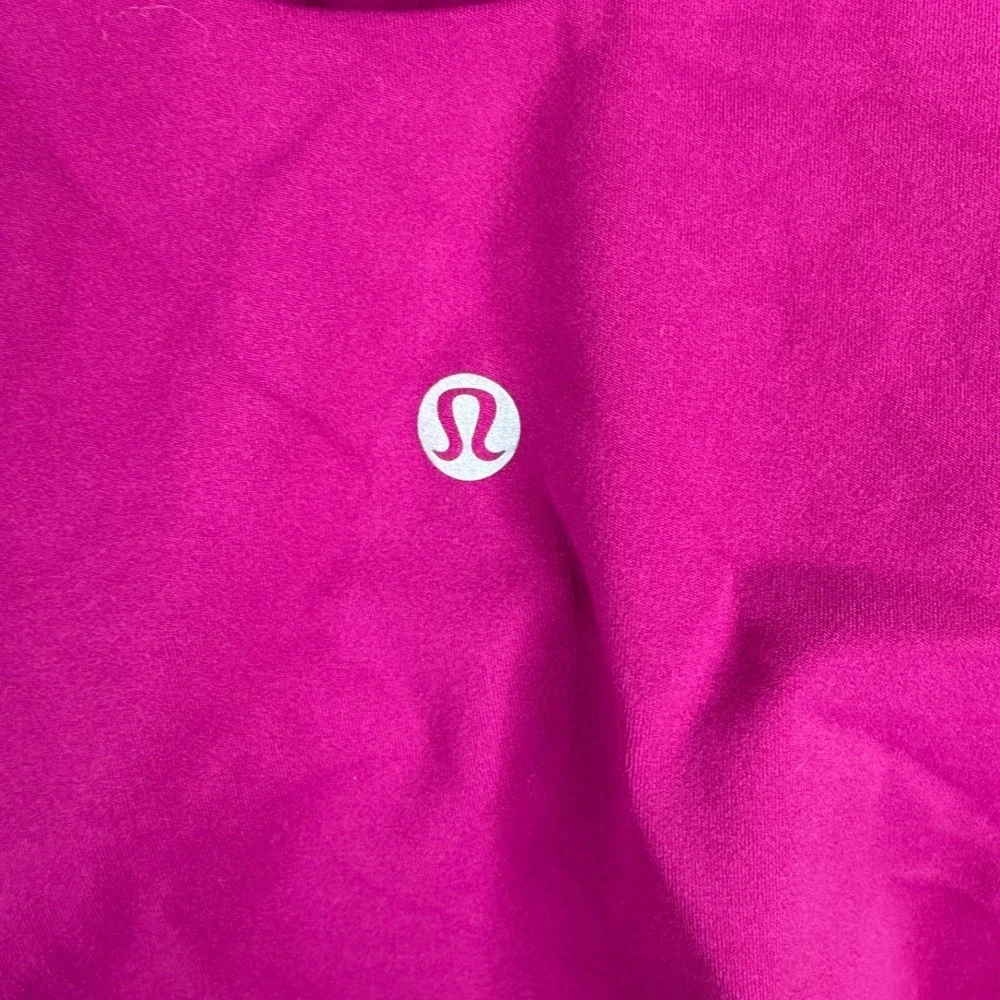 Lululemon Women's Align Cropped Tank Top size 4 Magenta Pink